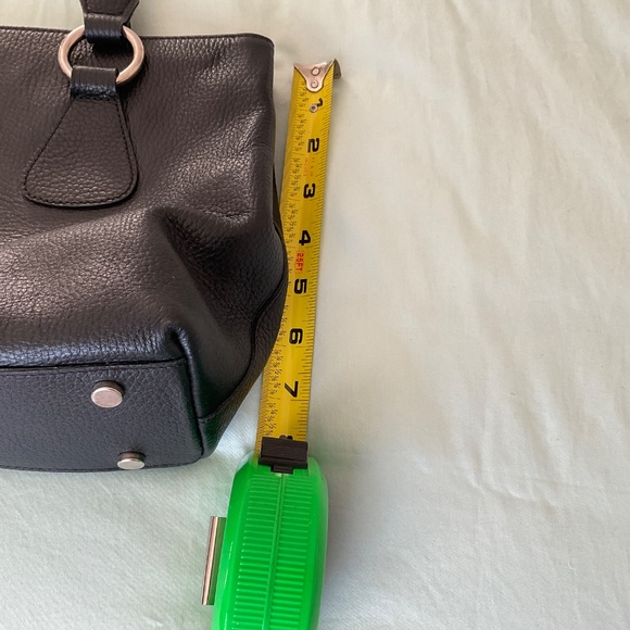 Jaeger Black Italian Leather Handbag - Picture 6 of 9